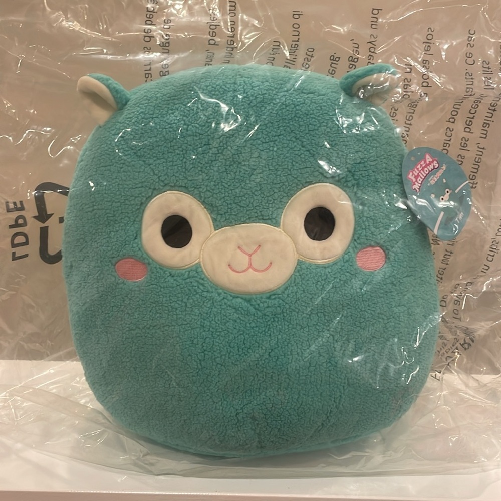 NWT 14” Tim the Teal Alpaca Llama FUZZAMALLOW Squishmallow